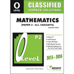 Load image into Gallery viewer, Redspot O Level Classified Math Paper 2 Unsolved Topical Exam Papers 2024