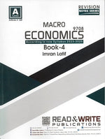 Load image into Gallery viewer, Macro Economics Book 4 A2 Level Notes by Imran Latif Art #160