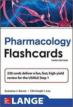 Load image into Gallery viewer, Lange Pharmacology Flash Cards 3rd Edition