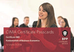 Load image into Gallery viewer, BPP CIMA BA1 Fundamentals of Business Economics Passcards 2018