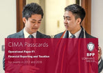 Load image into Gallery viewer, BPP CIMA F1 Financial Reporting & Taxation Passcards 2018
