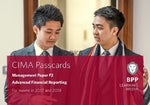 Load image into Gallery viewer, BPP CIMA F2 Advanced Financial Reporting Passcards 2018