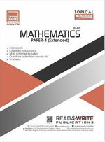 Load image into Gallery viewer, Mathematics IGCSE Paper 4 Topical Workbook Art #734