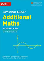 Load image into Gallery viewer, Collins Cambridge IGCSE Additional Math Student Book - Original