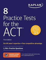 Load image into Gallery viewer, Kaplan 8 ACT Practice Tests
