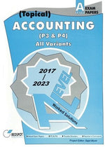 Load image into Gallery viewer, A Level Accounting P3 and P4 Topical 2024 Edition Redspot