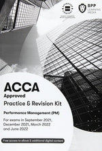 Load image into Gallery viewer, BPP ACCA F5 Performance Management (PM) Practice and Revision Kit 2021-2022
