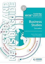 Load image into Gallery viewer, Cambridge IGCSE and O Level Business Studies Study and Revision Guide - Original