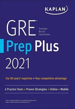 Load image into Gallery viewer, Kaplan GRE Prep Plus 2021