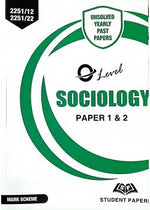 Load image into Gallery viewer, O Level Sociology Paper 1 and Paper 2 Unsolved upto Nov 2022