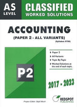 Load image into Gallery viewer, Redspot AS Level Classified Accounting Paper 2