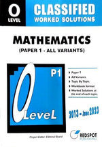 Load image into Gallery viewer, Redspot O Level Classified Math P1 Unsolved Topical Exam Papers 2024