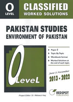 Load image into Gallery viewer, Redspot O Level Pakistan Studies Geography Classified Paper 2
