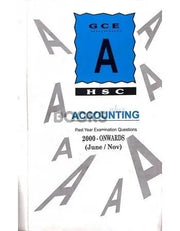 A Level Accounting Yearly Unsolved Past Papers upto Nov 2020 Books Baar