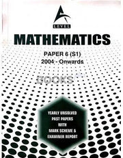 A Level Mathematics Paper 6 (S1) Unsolved upto June 2023 Books Baar
