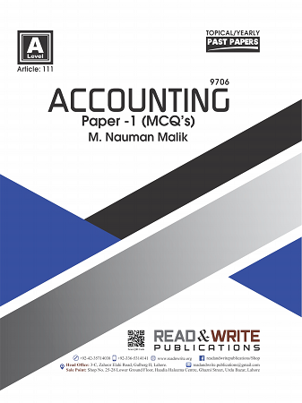 Accounting A Level MCQs P1 Topical Past Papers Art #111
