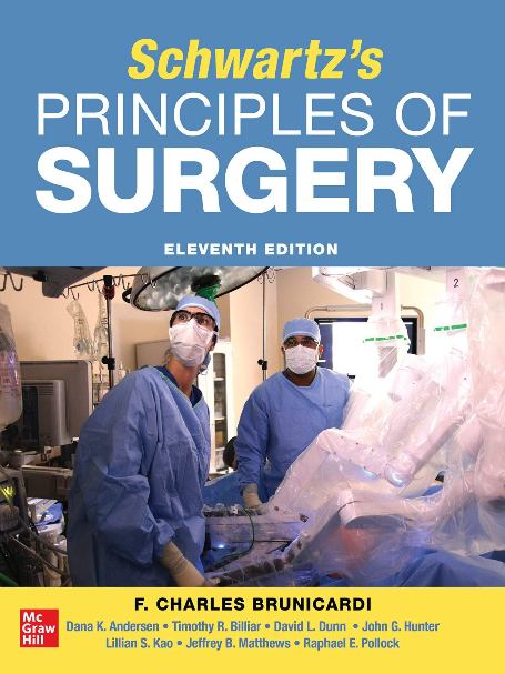 SCHWARTZ’S PRINCIPLES OF SURGERY 3-volume set – 11th edition (Colored)