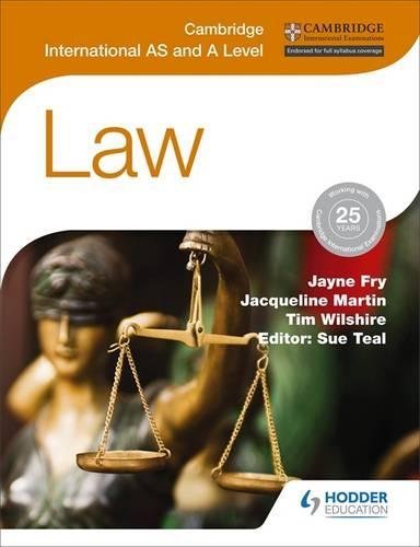 Cambridge International AS &#038; A Level Law