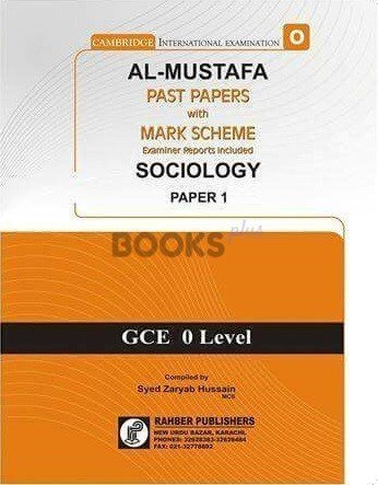 Al Mustafa O Level Sociology P1 Unsolved Upto Nov 2021