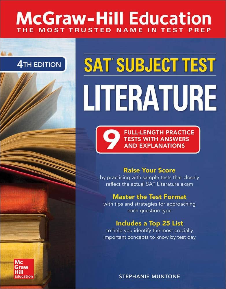 SAT Subject Test Literature 4th Edition McGraw Hill