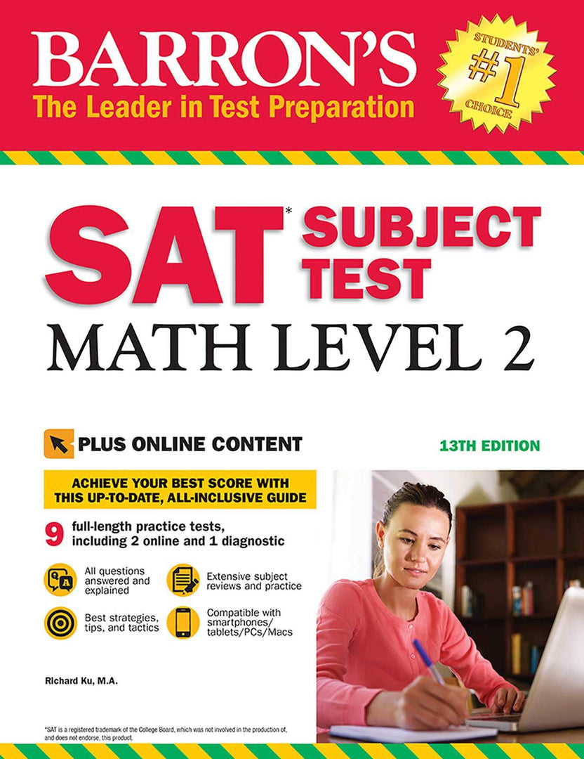 Barron&#8217;s SAT Subject Test Math Level 2 8th Edition