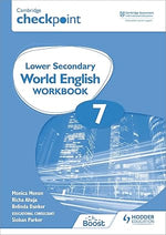 Load image into Gallery viewer, Cambridge Checkpoint Lower Secondary World English Workbook 7
