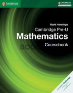 Load image into Gallery viewer, Cambridge Pre-U Mathematics Coursebook
