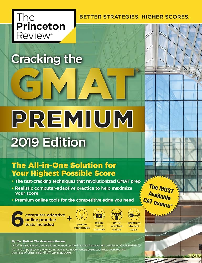 Cracking the GMAT Premium Edition 2019 &#8211; The Princeton Review