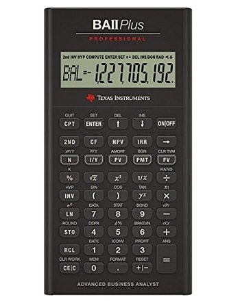 Texas Instruments BA II Plus Professional Financial Calculator