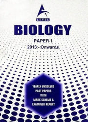A Level Biology Paper 1 Unsolved upto June 2020 Books Baar