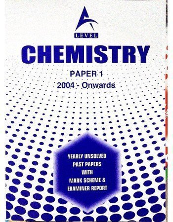 A Level Chemistry Paper 1 Unsolved upto June 2023