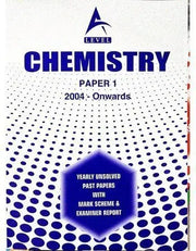A Level Chemistry Paper 1 Unsolved upto June 2023 Books Baar
