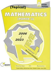 A Level Topical Mathematics Paper 3 2024 Edition Redspot Books Baar