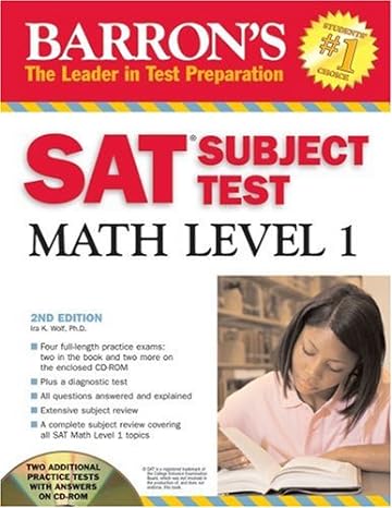 Barron&#8217;s SAT Subject Test Math Level 1 2nd Edition