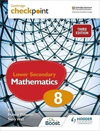 Cambridge Checkpoint Lower Secondary Mathematics Student’s Book 8 3rd Edition Hodder - Colored Matte Finish