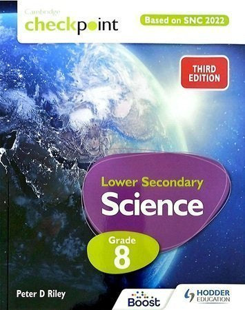 Cambridge Checkpoint Lower Secondary Science Textbook 8 Hodder (SNC)