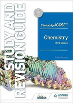 Load image into Gallery viewer, Cambridge IGCSE Chemistry Study and Revision Guide 3rd Edition Hodder
