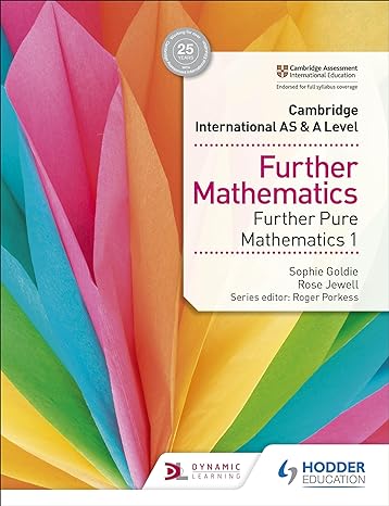 Cambridge International AS &#038; A Level Further Pure Math 1 Hodder