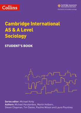 Collins Cambridge International A Level Sociology Students Book - Black & White