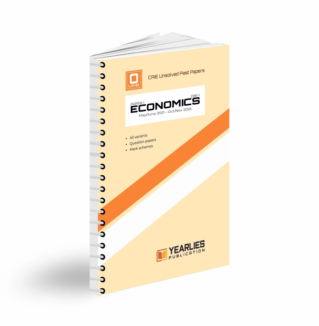 2281-1 Economics O Level Paper 1 Yearly Past Papers (MJ 2021–ON 2025)