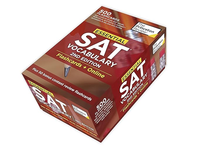 Essential SAT Vocabulary Flashcard 2nd Edition by Princeton Review