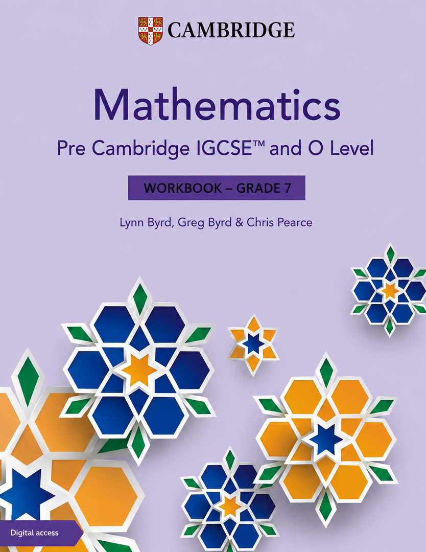 Mathematics Pre Cambridge IGCSE and O Level Workbook Grade 7