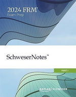 Load image into Gallery viewer, Kaplan Schweser FRM Part 1 2024 Notes &#8211; 4 Books Set with Quicksheet
