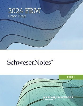 Kaplan Schweser FRM Part 1 2024 Notes &#8211; 4 Books Set with Quicksheet