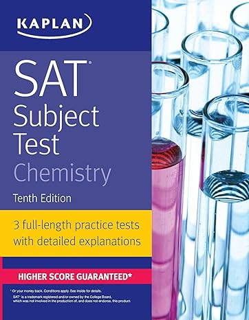 Kaplan SAT Subject Test Chemistry 10th Edition