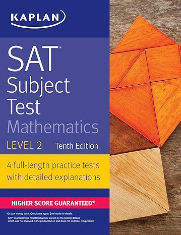 Kaplan SAT Subject Test Mathematics Level 2 10th Edition