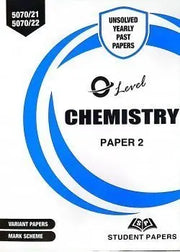 O Level Chemistry Paper 2 Unsolved upto June 2023 Books Baar