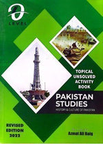 Load image into Gallery viewer, O Level Pakistan Studies History Activity Unsolved Topical Papers by Azmat Ali
