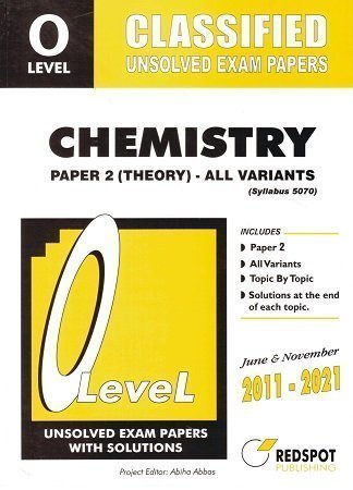 Redspot O Level Chemistry Classified Paper 2