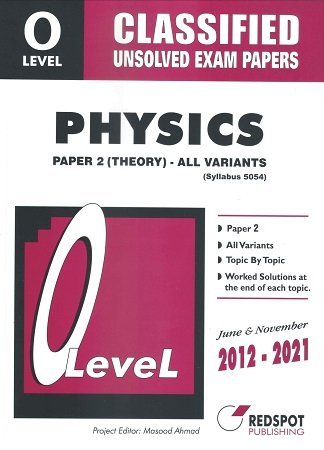 Redspot O Level Physics Classified Paper 2